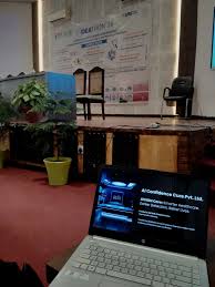 Qurbani mobile application project preview on a laptop